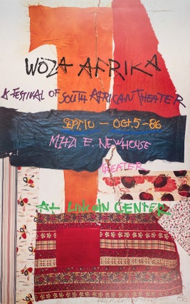 Item #1083 Rauschenberg: Woza Afrika Poster, 1986. Robert Rauschenberg