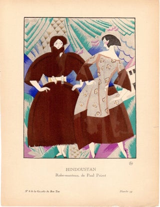 A Collection of 18 La Gazette du Bon Ton Pochoir Prints