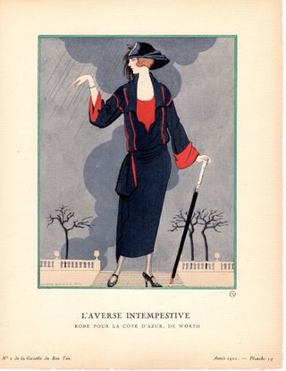 A Collection of 18 La Gazette du Bon Ton Pochoir Prints