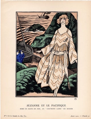 A Collection of 18 La Gazette du Bon Ton Pochoir Prints