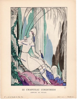 A Collection of 18 La Gazette du Bon Ton Pochoir Prints