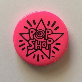 Item #1271 Pop Shop Button (Pink, circa 1986). Keith Haring