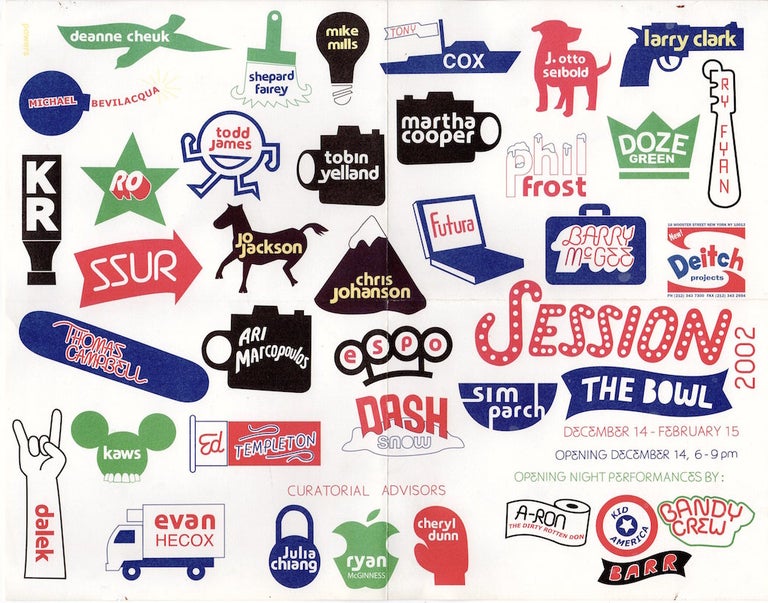Item #1336 Session: The Bowl, Deitch Projects Poster (2002)