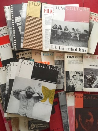 Item #1342 Film Culture Magazine: A Collection of 49 Issues in 35 Publications. Jonas Mekas