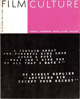 Film Culture Magazine: A Collection of 49 Issues in 35 Publications