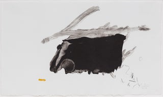 Robert Motherwell: Airless Black, Signed Lithograph; No. 73 of 98