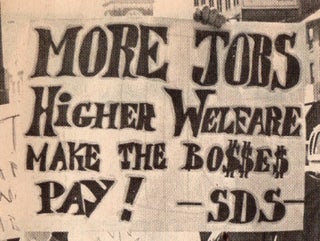SDS National Convention Against Racism Poster and Flyer (1972)