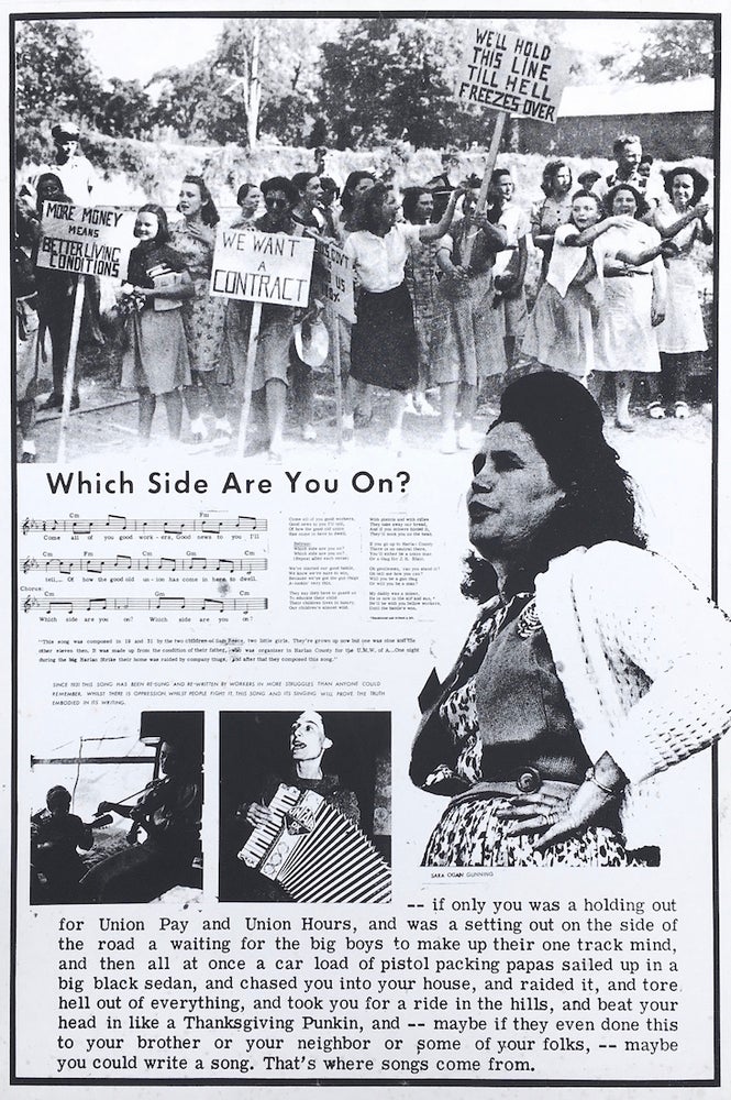 Item #1385 Which Side Are You On? Poster (circa 1974)