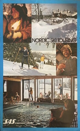 Item #1389 Nordic Ski Touring: Scandinavian Airlines Poster (circa 1970