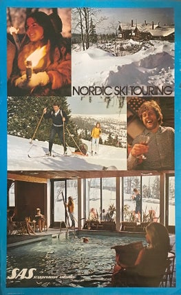 Item #1389 Nordic Ski Touring: Scandinavian Airlines Poster (circa 1970