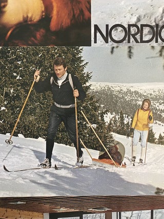 Nordic Ski Touring: Scandinavian Airlines Poster (circa 1970)