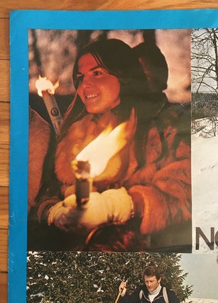 Nordic Ski Touring: Scandinavian Airlines Poster (circa 1970)