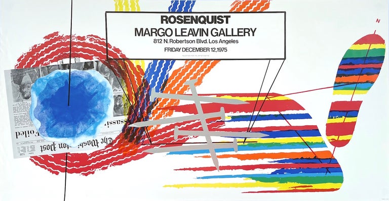 Item #1419 Rosenquist: Margo Leavin Gallery (Poster, 1975). James Rosenquist.