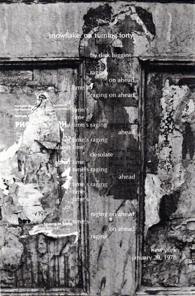 Item #1446 Dick Higgins: Books and Publications, A Retrospective. Dick Higgins