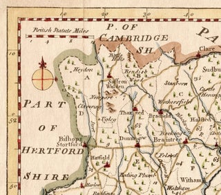Map of The County of Essex, UK (1759)