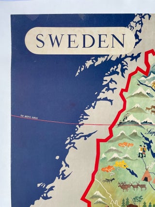 Swedish Centennial Pictorial Map (1948)