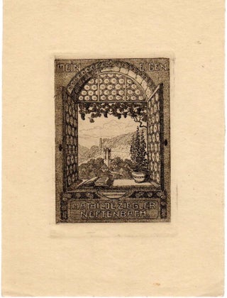 A Stunning Collection of 128 Ex Libris Bookplates from Zurich and Vienna (1914-1921)