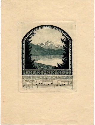 A Stunning Collection of 128 Ex Libris Bookplates from Zurich and Vienna (1914-1921)