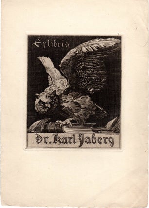 A Stunning Collection of 128 Ex Libris Bookplates from Zurich and Vienna (1914-1921)