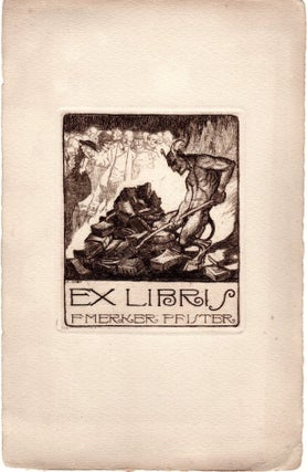 A Stunning Collection of 128 Ex Libris Bookplates from Zurich and Vienna (1914-1921)