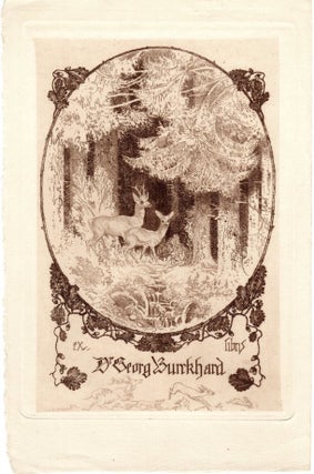 A Stunning Collection of 128 Ex Libris Bookplates from Zurich and Vienna (1914-1921)