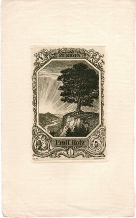 A Stunning Collection of 128 Ex Libris Bookplates from Zurich and Vienna (1914-1921)