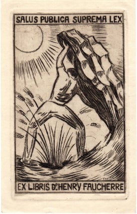 A Stunning Collection of 128 Ex Libris Bookplates from Zurich and Vienna (1914-1921)
