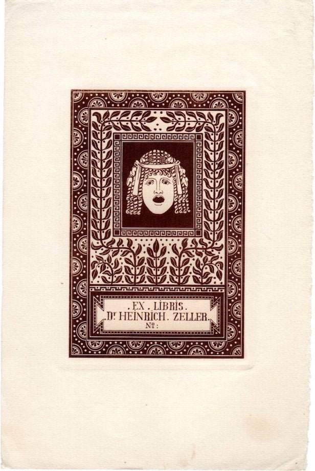 A Stunning Collection of 128 Ex Libris Bookplates from Zurich and Vienna  1914-1921 on Monograph Bookwerks