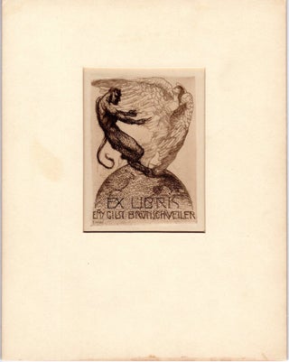A Stunning Collection of 128 Ex Libris Bookplates from Zurich and Vienna (1914-1921)