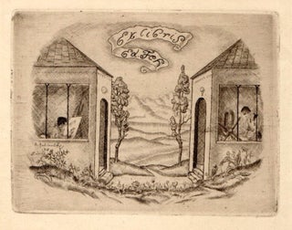 A Stunning Collection of 128 Ex Libris Bookplates from Zurich and Vienna (1914-1921)