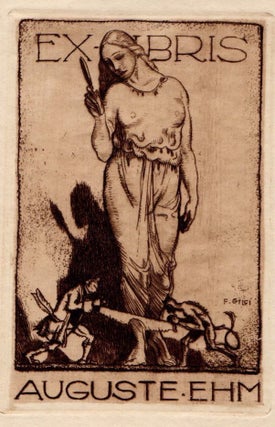 A Stunning Collection of 128 Ex Libris Bookplates from Zurich and Vienna (1914-1921)