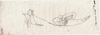 Set of 3 Delicate Japanese Fairy Tale Original Ink Drawings (Circa 1920s)