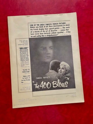 The 400 Blows: Original American Press Kit & Ad Mats (1959)