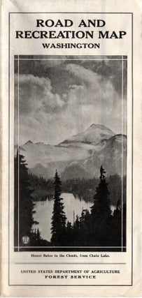Road and Recreation Map, Washington State (1924