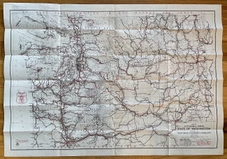 Road and Recreation Map, Washington State (1924)