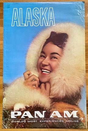 Item #1509 Alaska Pan Am Airlines Poster (Circa 1970s