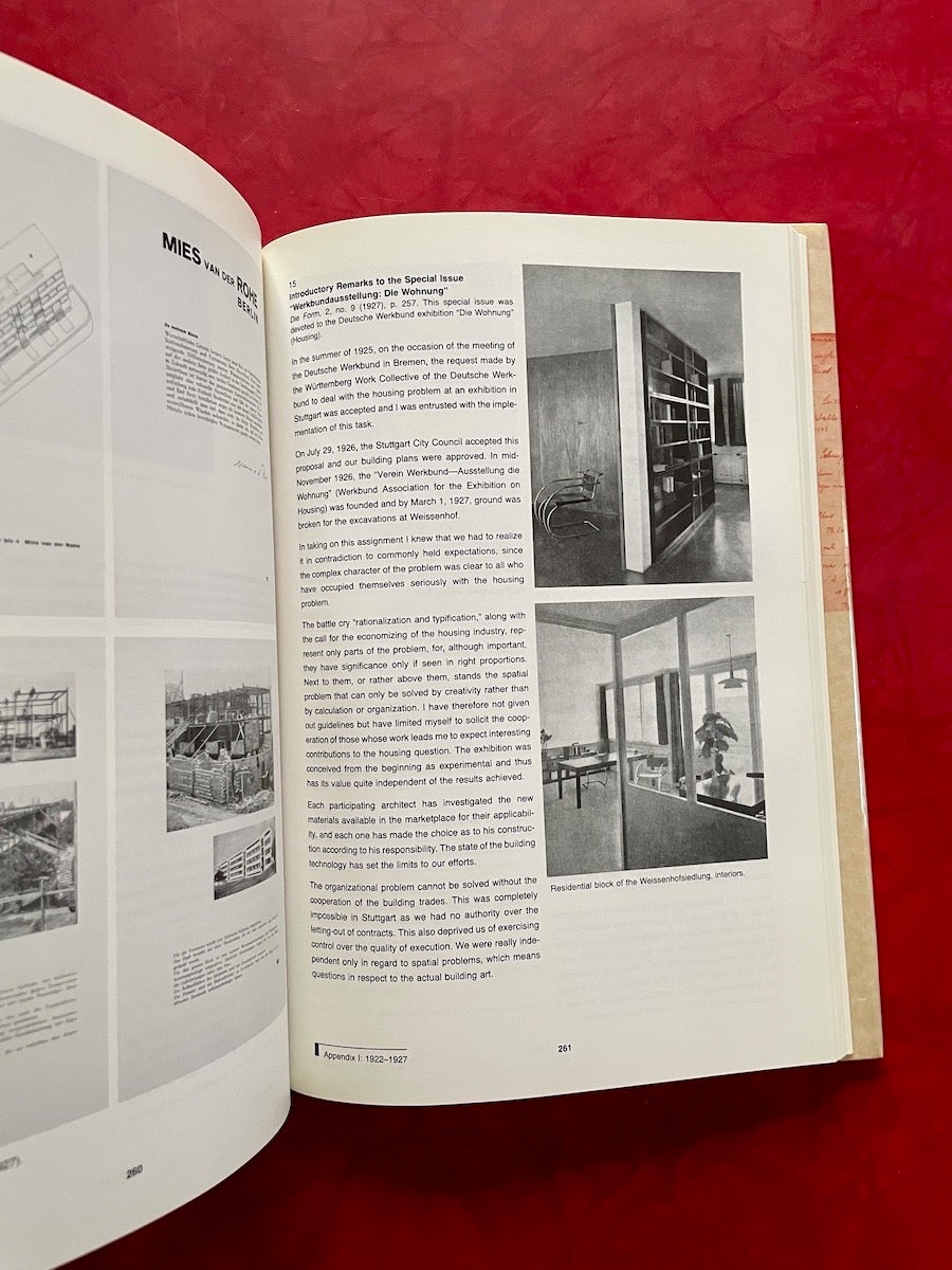 The Artless Word: Mies van der Rohe on the Building Art by Fritz Neumeyer  on Monograph Bookwerks