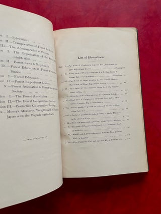Forestry of Japan (1910) with Japan Forest Office Letter (1915)