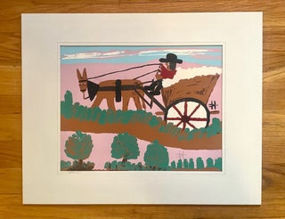 Clementine Hunter Signed Print: No. 38 of 60 copies
