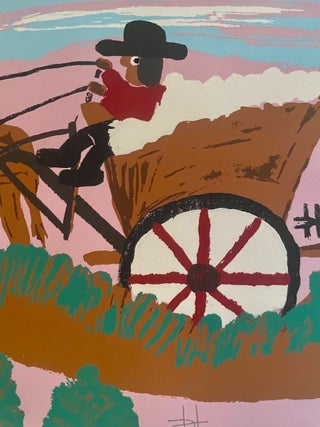 Clementine Hunter Signed Print: No. 38 of 60 copies