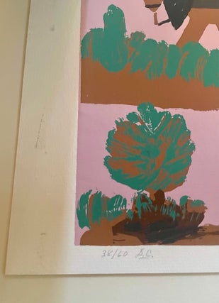 Clementine Hunter Signed Print: No. 38 of 60 copies