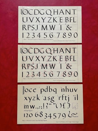 Edged Pen Alphabets (1954); For Students of Calligraphy & Lettering