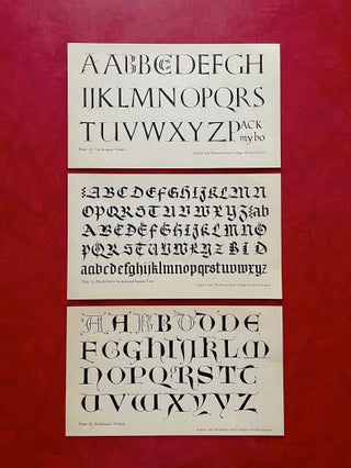 Edged Pen Alphabets (1954); For Students of Calligraphy & Lettering