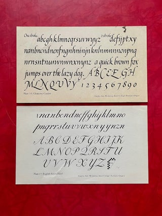 Edged Pen Alphabets (1954); For Students of Calligraphy & Lettering
