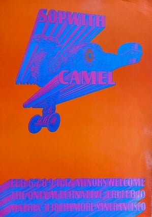 Item #1638 Sopwith Camel Neon Rose Poster #5 (1967). Victor Moscoso
