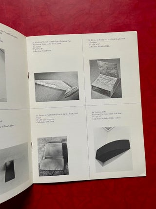 Bruce Nauman (First Solo Show Catalog, 1968)