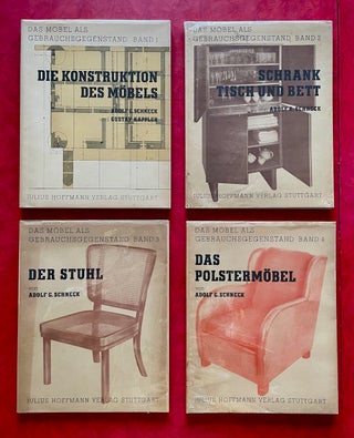 Item #1732 Das Möbel Als Gebrauchsgegenstand Vol. 1-4 (Furniture as a Utility Object). Adolf G....