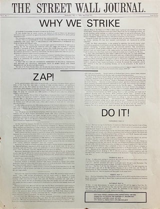 The Street Wall Journal: Set of 3 Posters (1970)