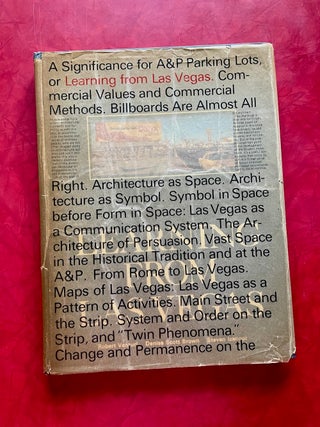 Item #1741 Learning From Las Vegas. Robert Venturi Venturi, Denise Scott Brown, Steven Izenour