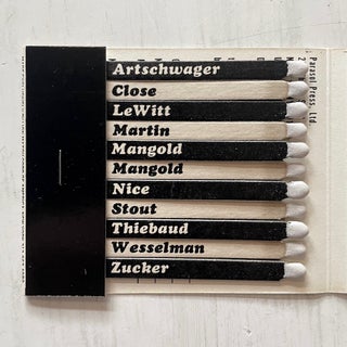 Item #1742 Parasol Press Rubber Stamp Print Series Promo Matchbook (1977